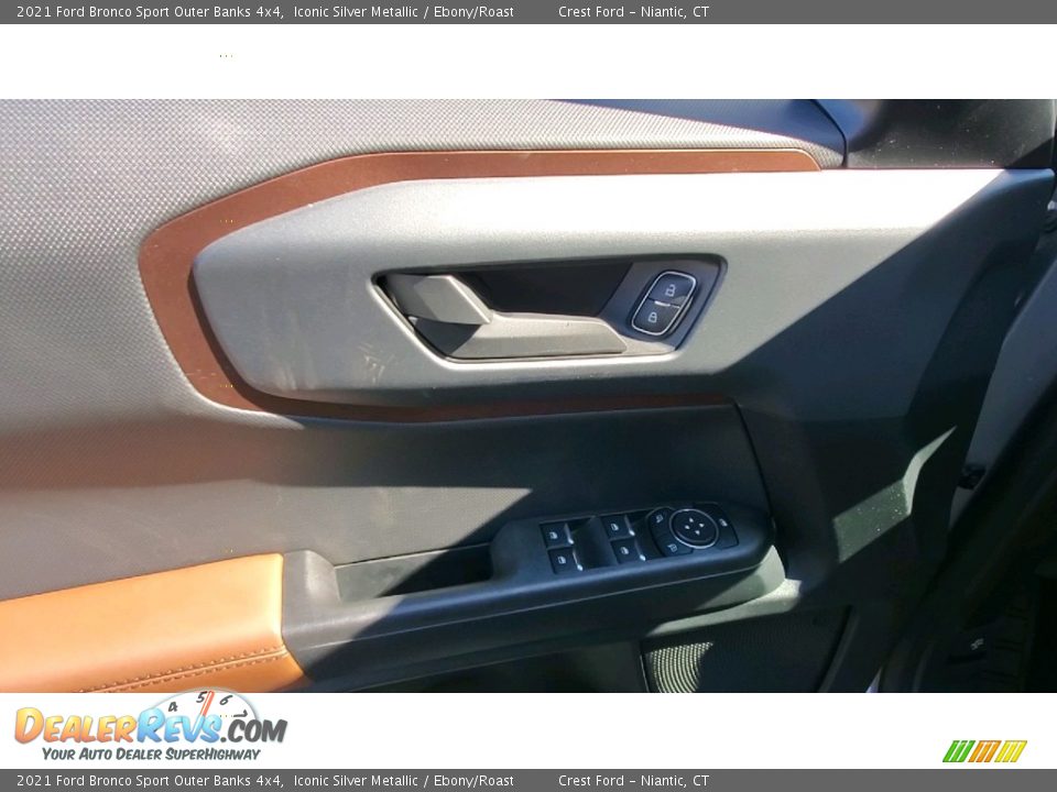 2021 Ford Bronco Sport Outer Banks 4x4 Iconic Silver Metallic / Ebony/Roast Photo #12