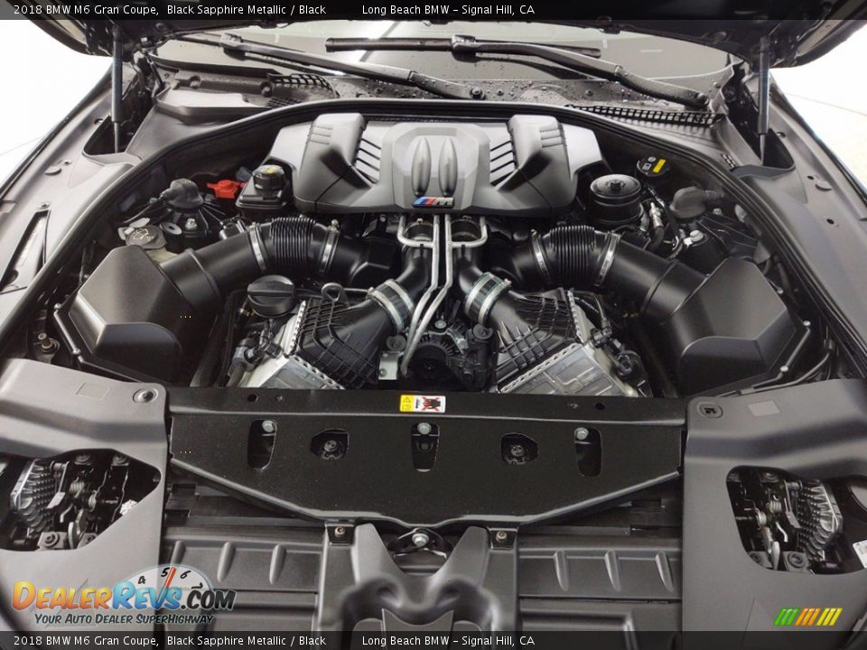 2018 BMW M6 Gran Coupe 4.4 Liter M TwinPower Turbocharged DOHC 32-Valve VVT V8 Engine Photo #13