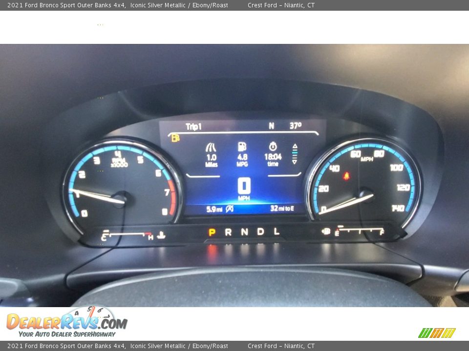 2021 Ford Bronco Sport Outer Banks 4x4 Iconic Silver Metallic / Ebony/Roast Photo #13