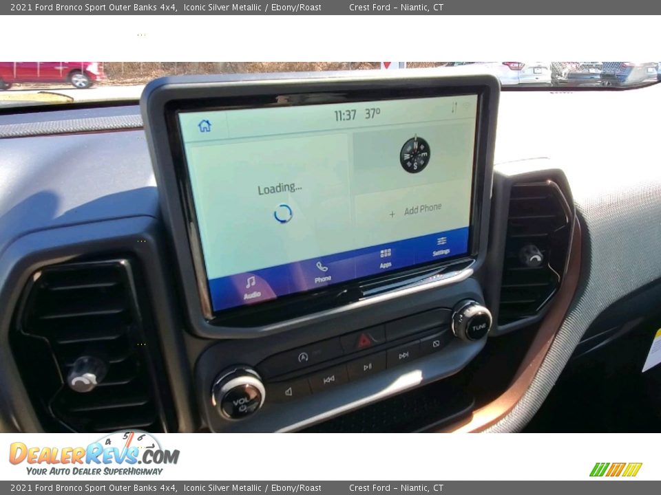 2021 Ford Bronco Sport Outer Banks 4x4 Iconic Silver Metallic / Ebony/Roast Photo #14