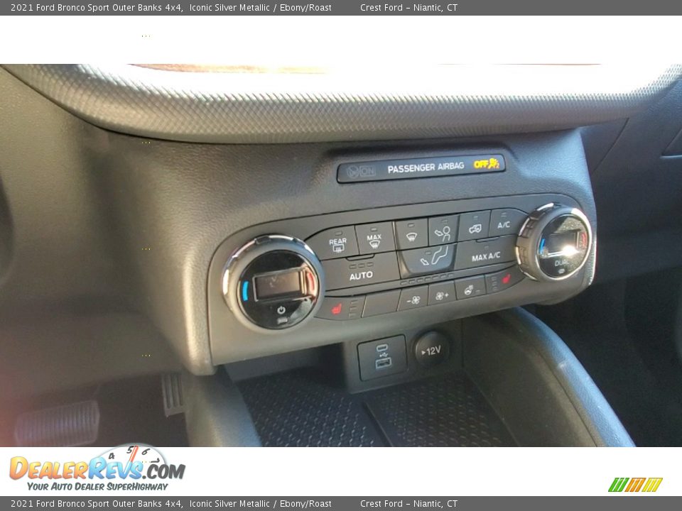 2021 Ford Bronco Sport Outer Banks 4x4 Iconic Silver Metallic / Ebony/Roast Photo #15