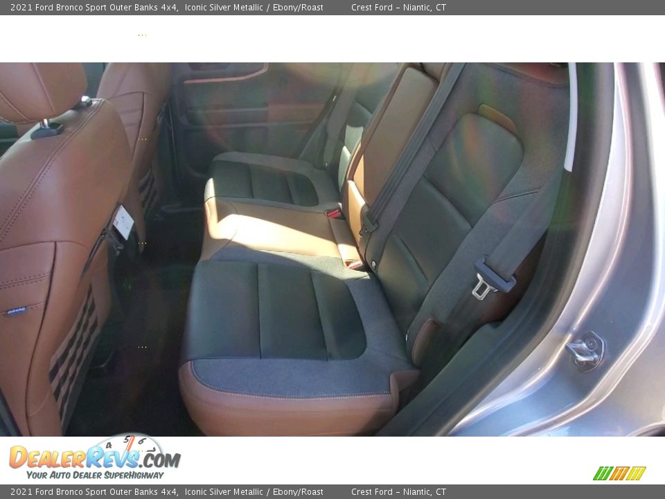 2021 Ford Bronco Sport Outer Banks 4x4 Iconic Silver Metallic / Ebony/Roast Photo #17