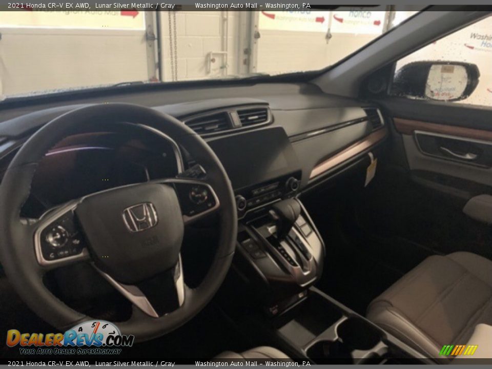 2021 Honda CR-V EX AWD Lunar Silver Metallic / Gray Photo #5