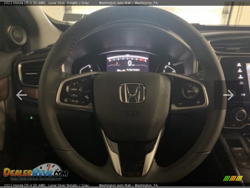 2021 Honda CR-V EX AWD Lunar Silver Metallic / Gray Photo #6