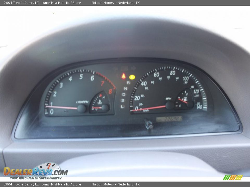 2004 Toyota Camry LE Lunar Mist Metallic / Stone Photo #11