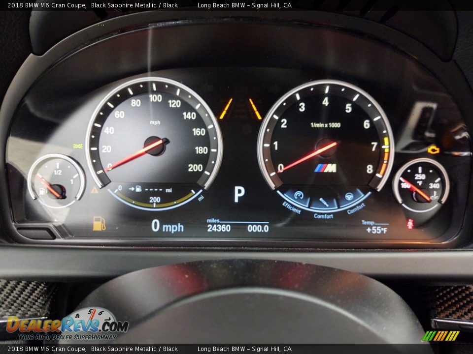 2018 BMW M6 Gran Coupe Gauges Photo #22