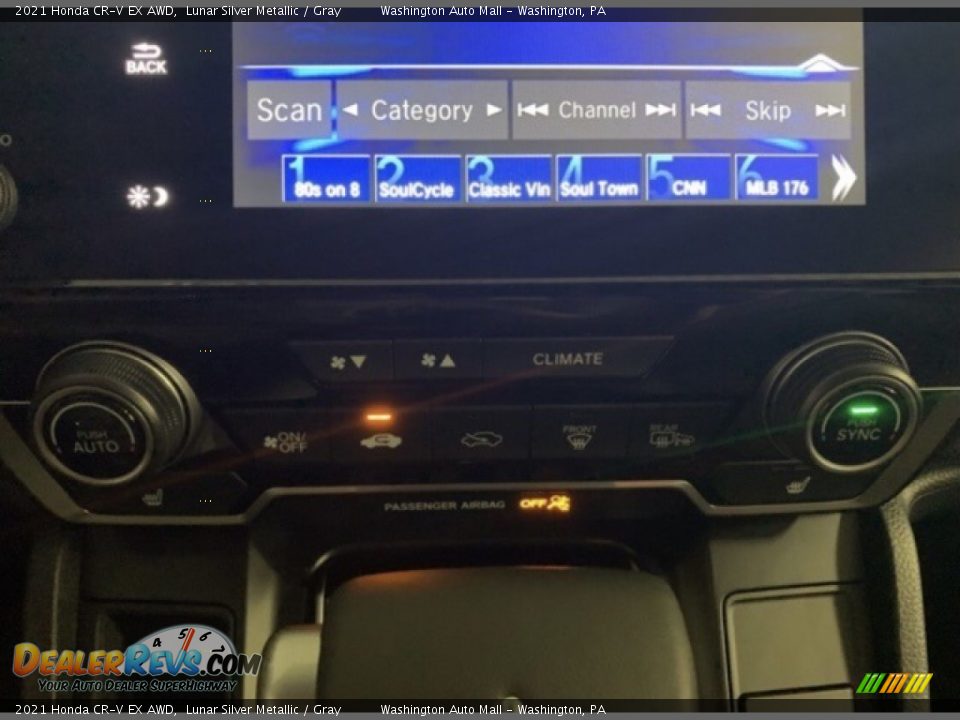 2021 Honda CR-V EX AWD Lunar Silver Metallic / Gray Photo #12