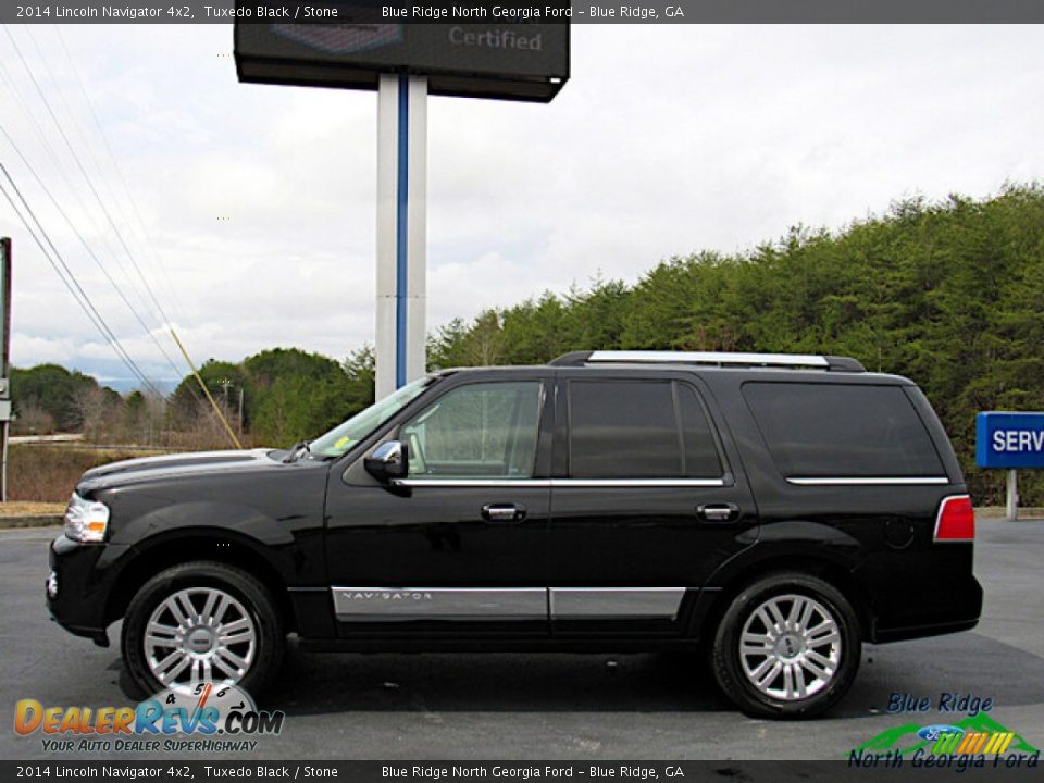 2014 Lincoln Navigator 4x2 Tuxedo Black / Stone Photo #2