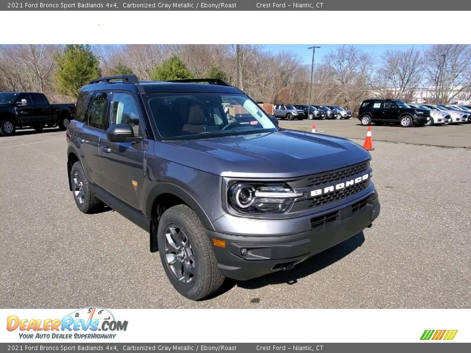 Front 3/4 View of 2021 Ford Bronco Sport Badlands 4x4 Photo #1