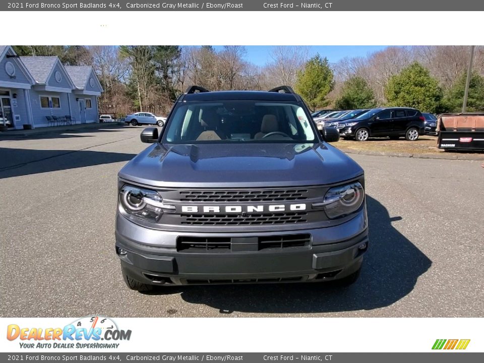 2021 Ford Bronco Sport Badlands 4x4 Carbonized Gray Metallic / Ebony/Roast Photo #2