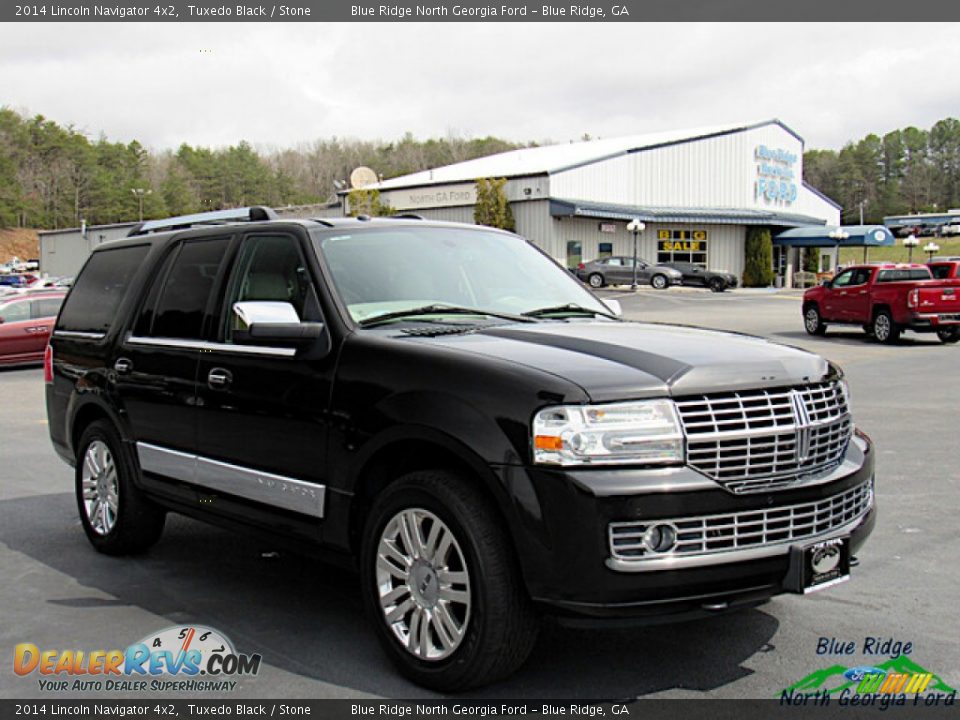 2014 Lincoln Navigator 4x2 Tuxedo Black / Stone Photo #7