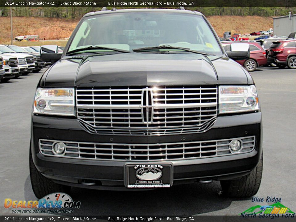 2014 Lincoln Navigator 4x2 Tuxedo Black / Stone Photo #8