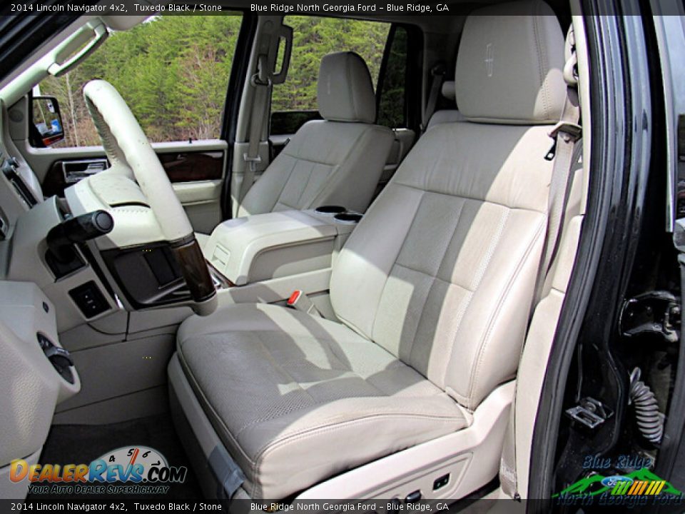 2014 Lincoln Navigator 4x2 Tuxedo Black / Stone Photo #11