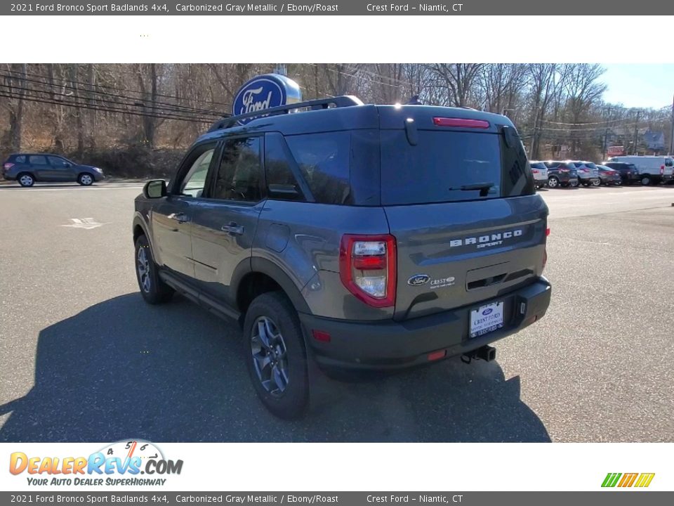 2021 Ford Bronco Sport Badlands 4x4 Carbonized Gray Metallic / Ebony/Roast Photo #5