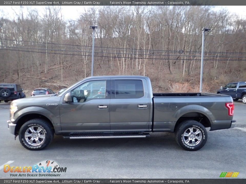 2017 Ford F150 XLT SuperCrew 4x4 Lithium Gray / Earth Gray Photo #5