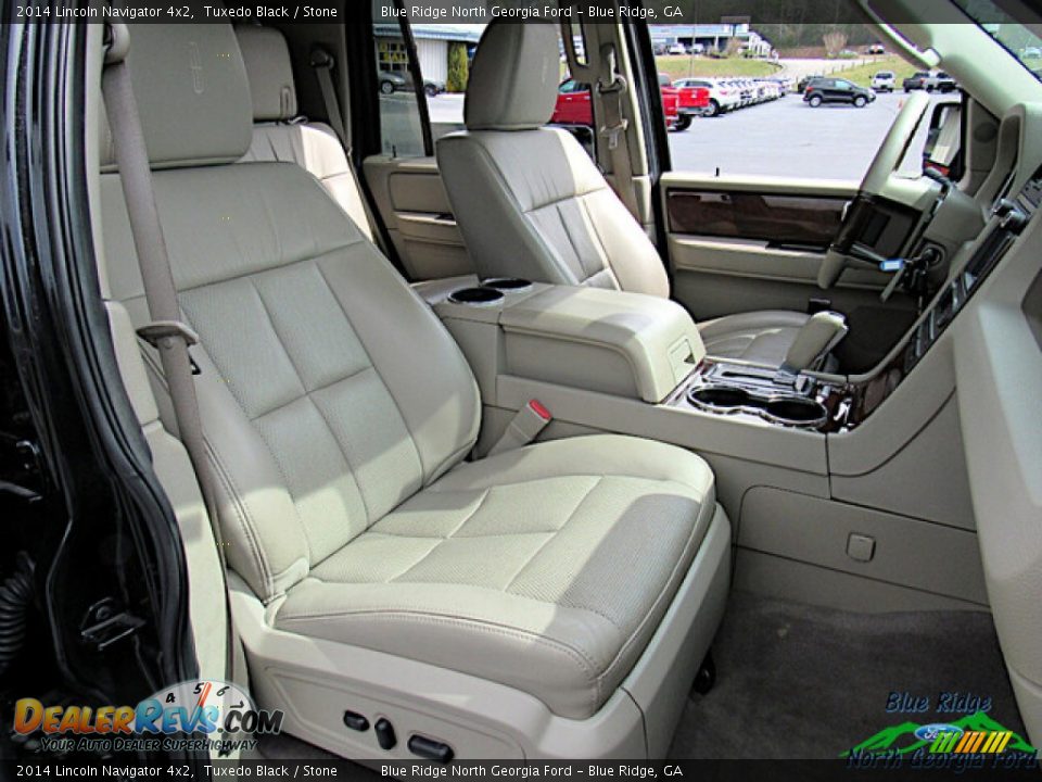 2014 Lincoln Navigator 4x2 Tuxedo Black / Stone Photo #12