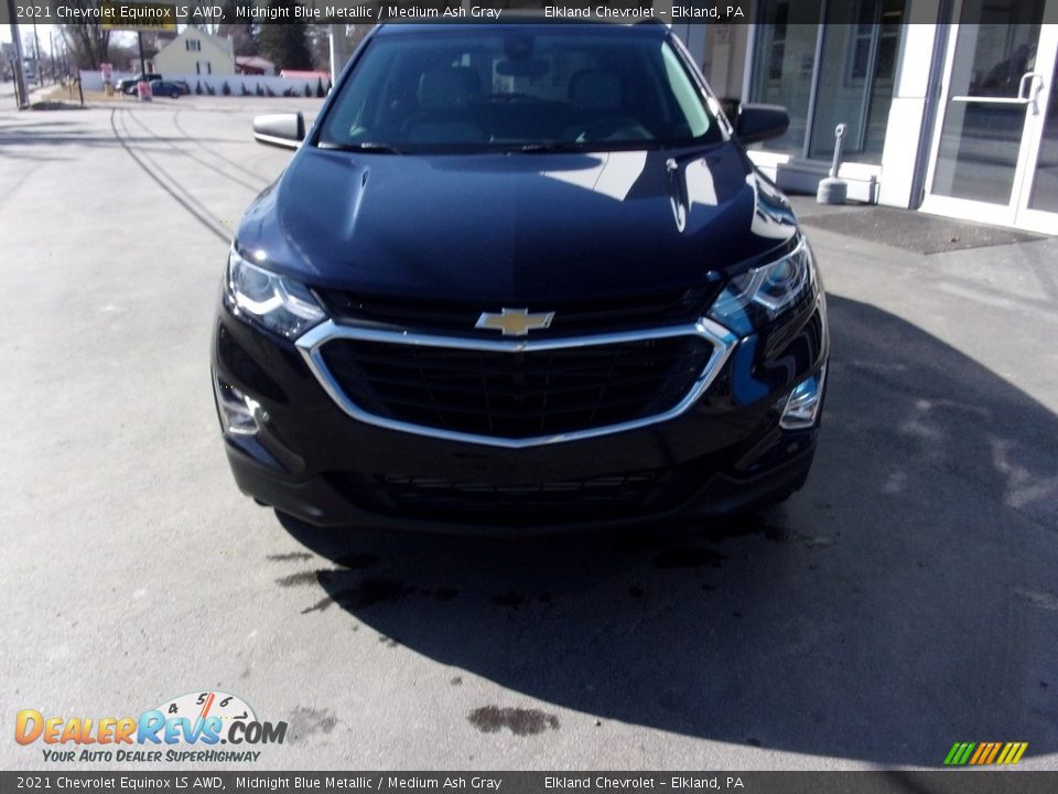 2021 Chevrolet Equinox LS AWD Midnight Blue Metallic / Medium Ash Gray Photo #6