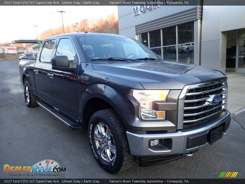2017 Ford F150 XLT SuperCrew 4x4 Lithium Gray / Earth Gray Photo #8