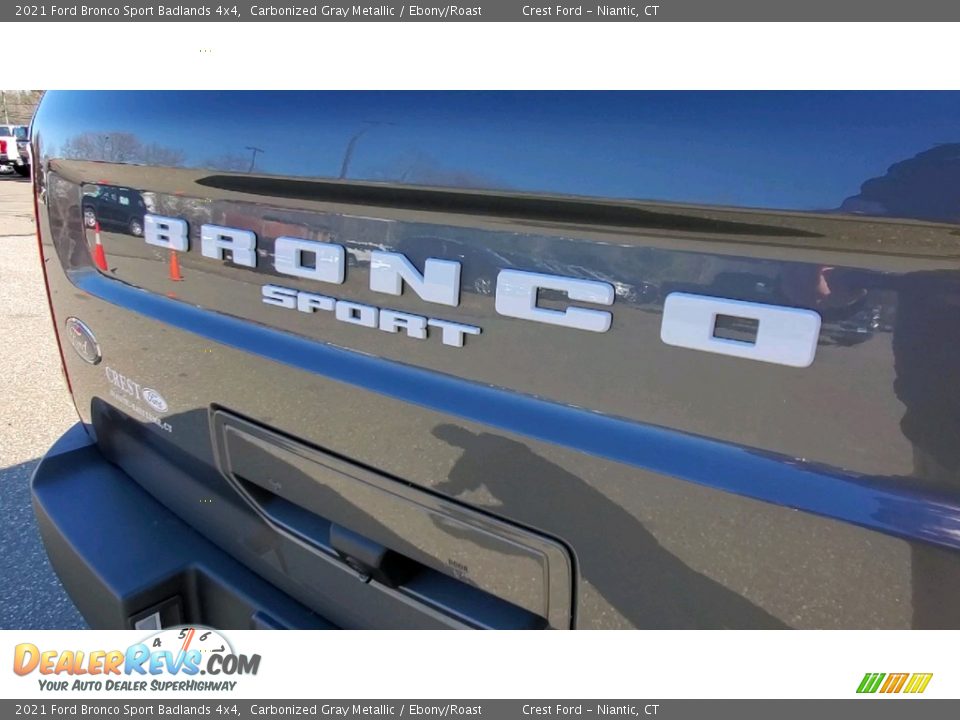 2021 Ford Bronco Sport Badlands 4x4 Carbonized Gray Metallic / Ebony/Roast Photo #9