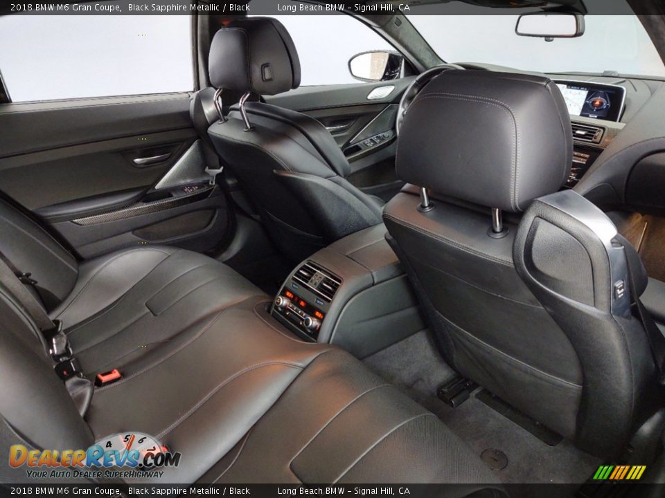 Rear Seat of 2018 BMW M6 Gran Coupe Photo #36