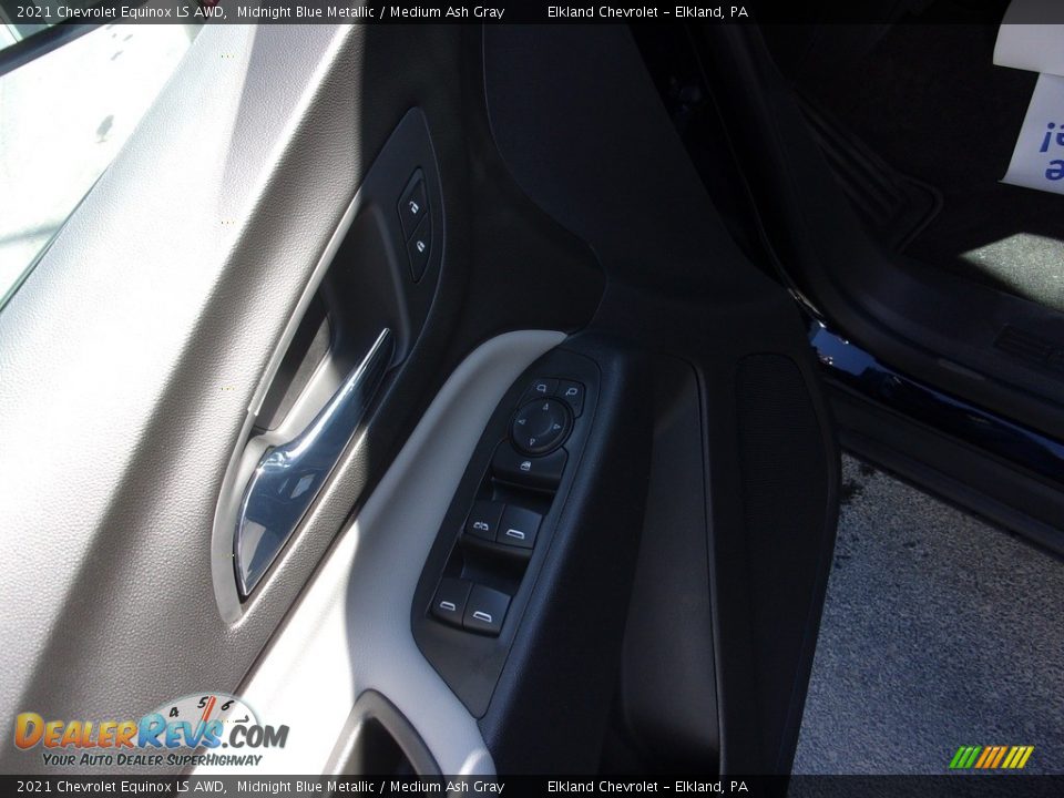 2021 Chevrolet Equinox LS AWD Midnight Blue Metallic / Medium Ash Gray Photo #12