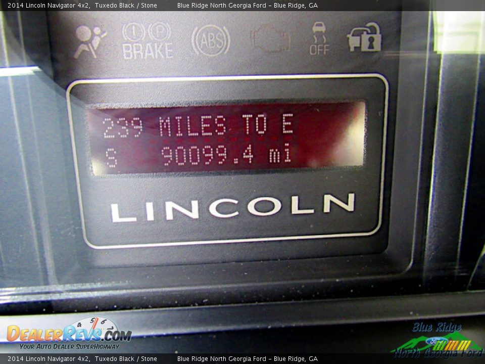 2014 Lincoln Navigator 4x2 Tuxedo Black / Stone Photo #21