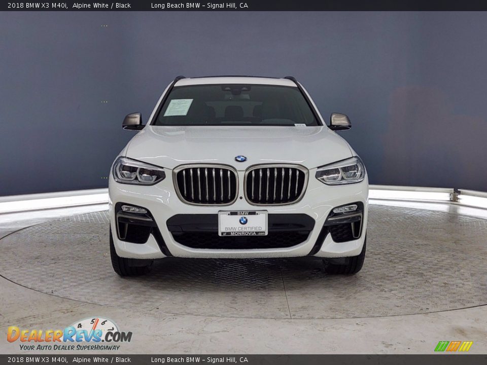 2018 BMW X3 M40i Alpine White / Black Photo #2