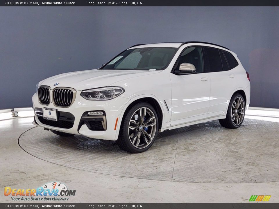 2018 BMW X3 M40i Alpine White / Black Photo #3