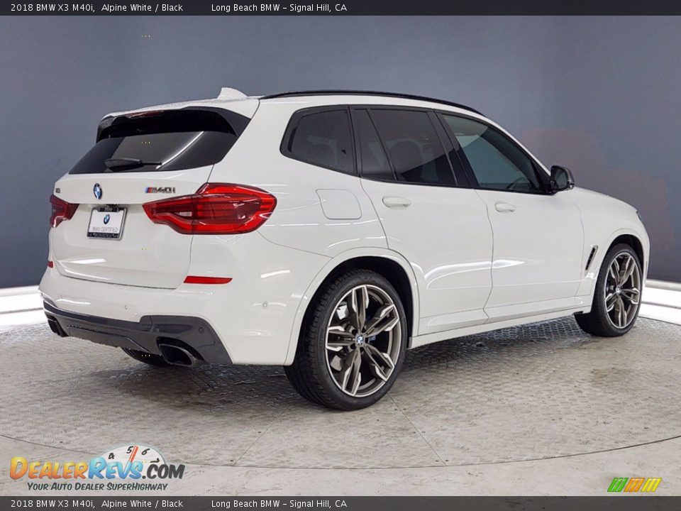 2018 BMW X3 M40i Alpine White / Black Photo #5