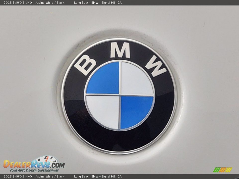 2018 BMW X3 M40i Alpine White / Black Photo #8