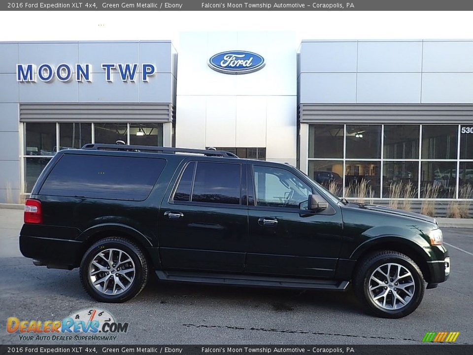 2016 Ford Expedition XLT 4x4 Green Gem Metallic / Ebony Photo #1