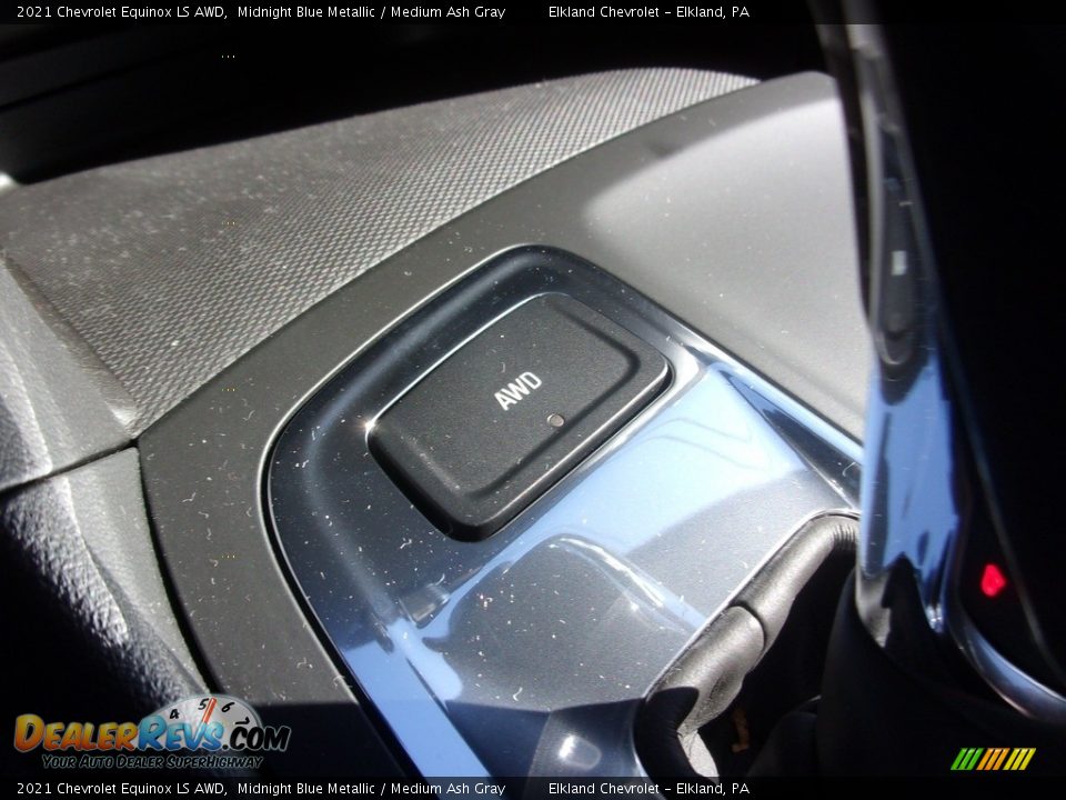 2021 Chevrolet Equinox LS AWD Midnight Blue Metallic / Medium Ash Gray Photo #23