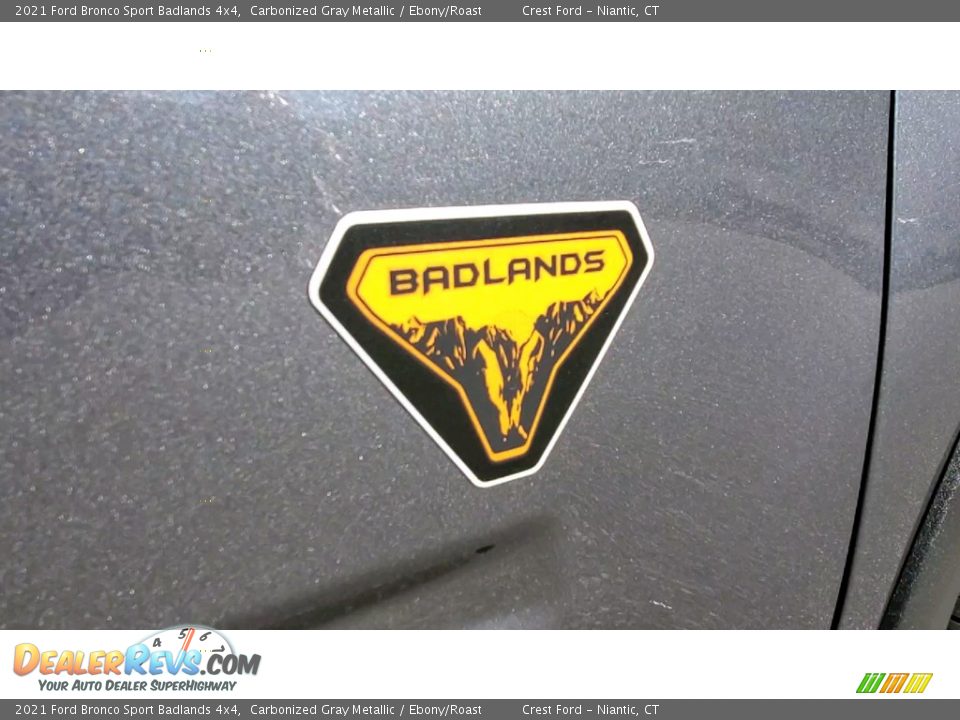 2021 Ford Bronco Sport Badlands 4x4 Carbonized Gray Metallic / Ebony/Roast Photo #26