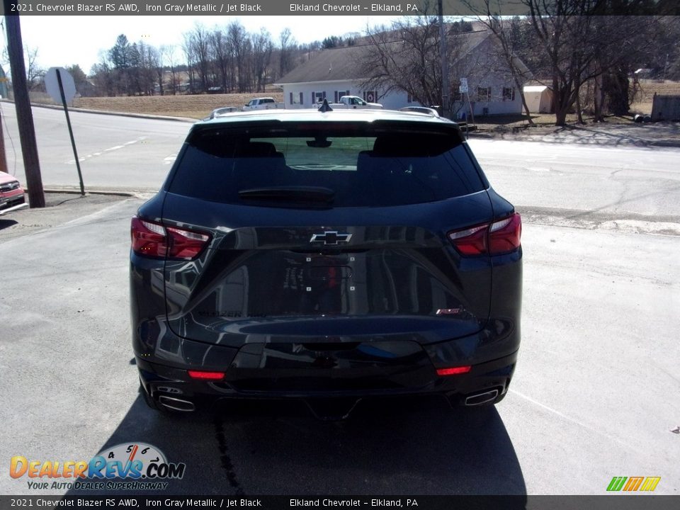 2021 Chevrolet Blazer RS AWD Iron Gray Metallic / Jet Black Photo #3