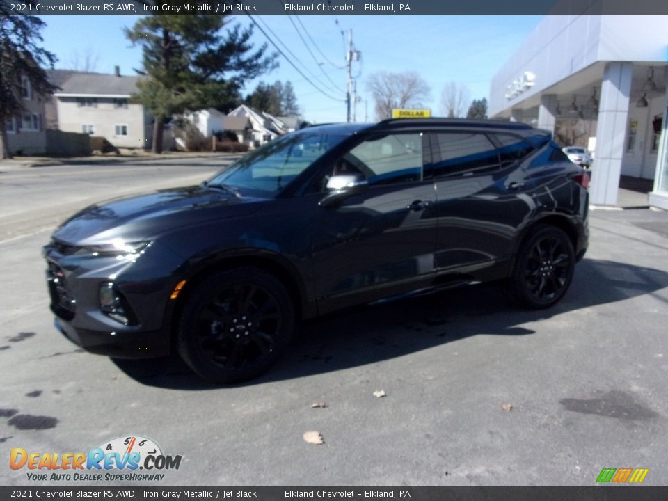 2021 Chevrolet Blazer RS AWD Iron Gray Metallic / Jet Black Photo #5