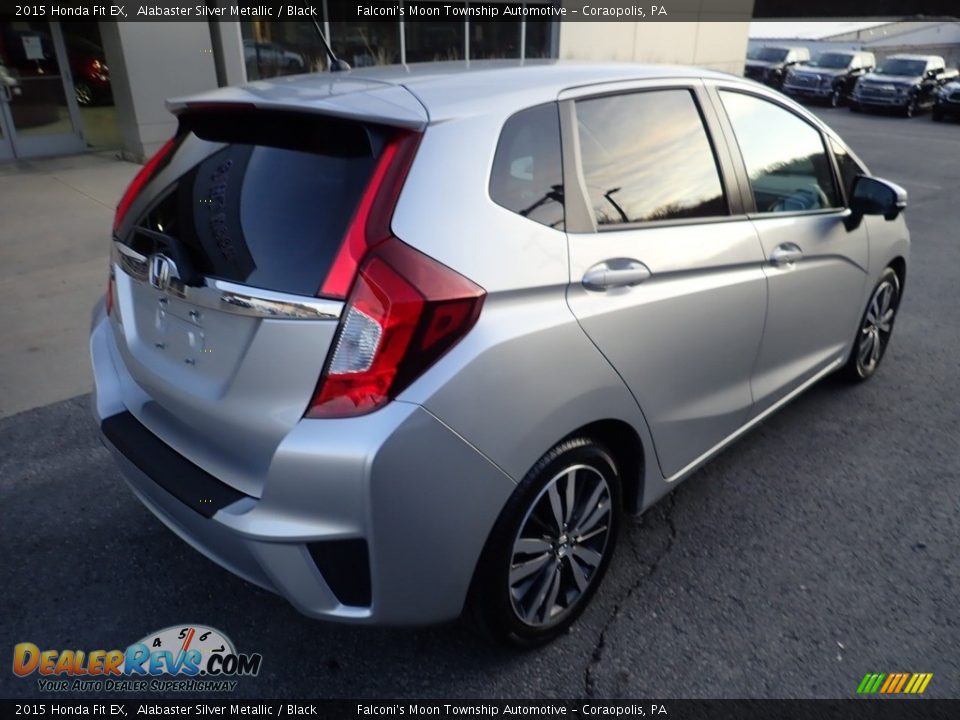 2015 Honda Fit EX Alabaster Silver Metallic / Black Photo #2