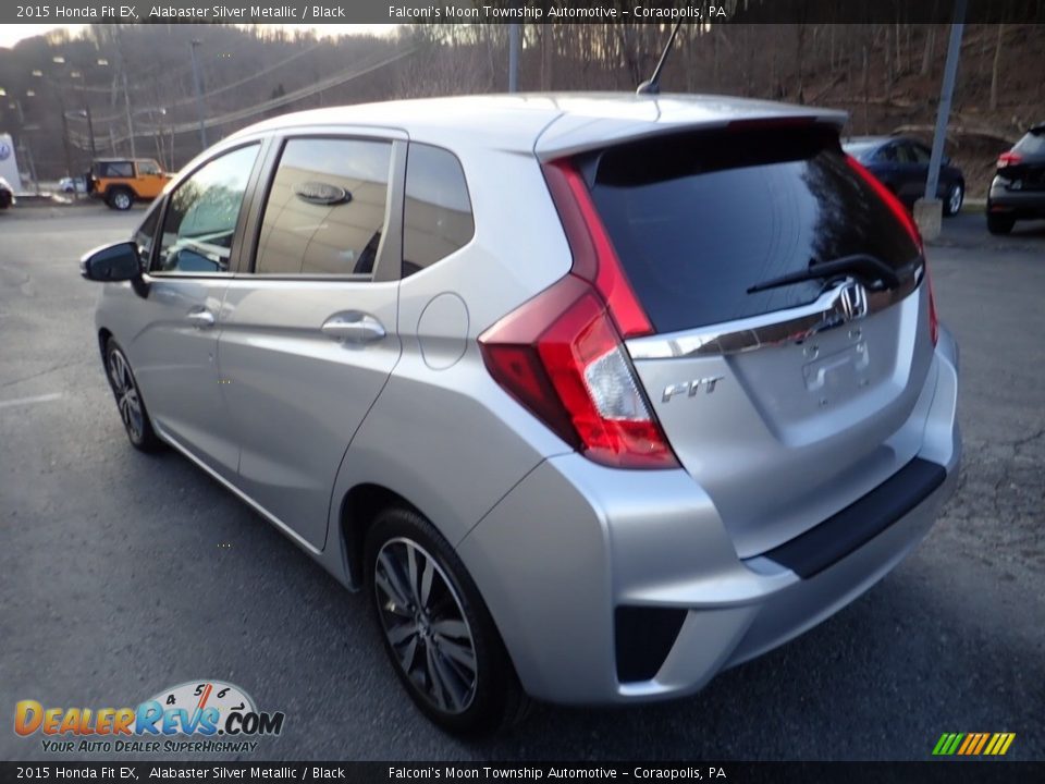 2015 Honda Fit EX Alabaster Silver Metallic / Black Photo #5