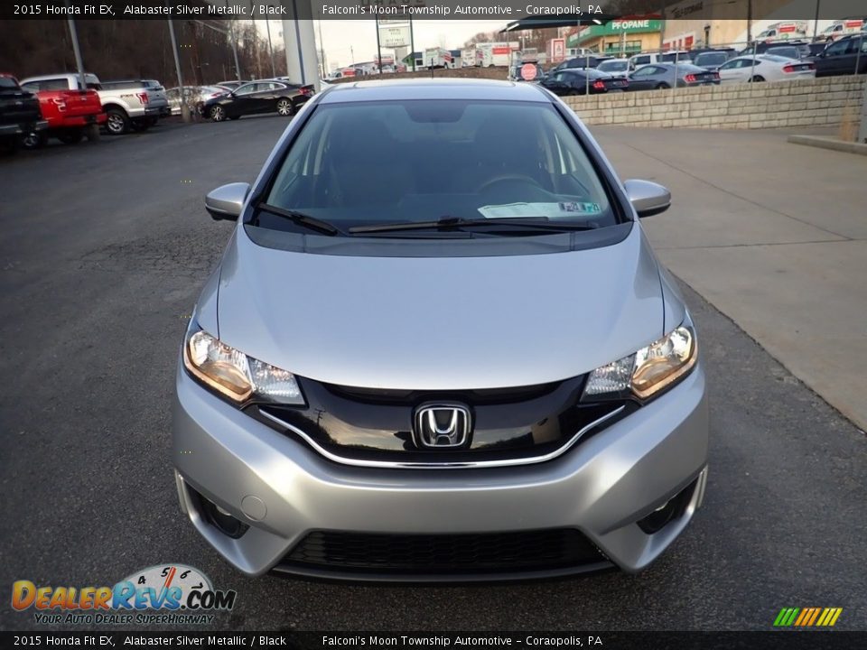 2015 Honda Fit EX Alabaster Silver Metallic / Black Photo #8