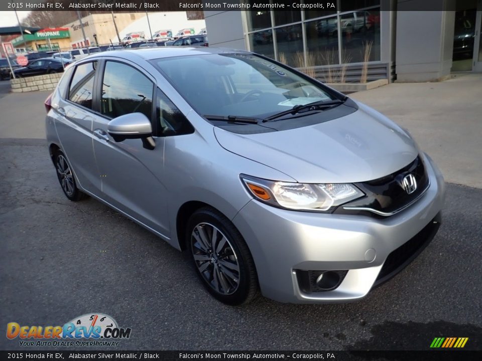 2015 Honda Fit EX Alabaster Silver Metallic / Black Photo #9