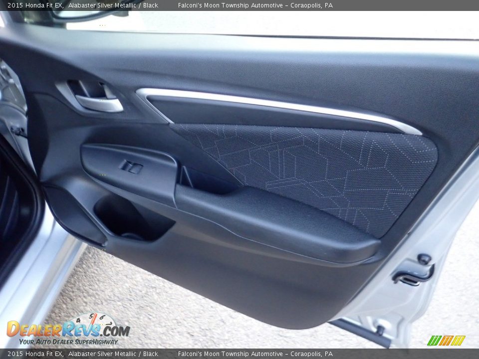 2015 Honda Fit EX Alabaster Silver Metallic / Black Photo #13