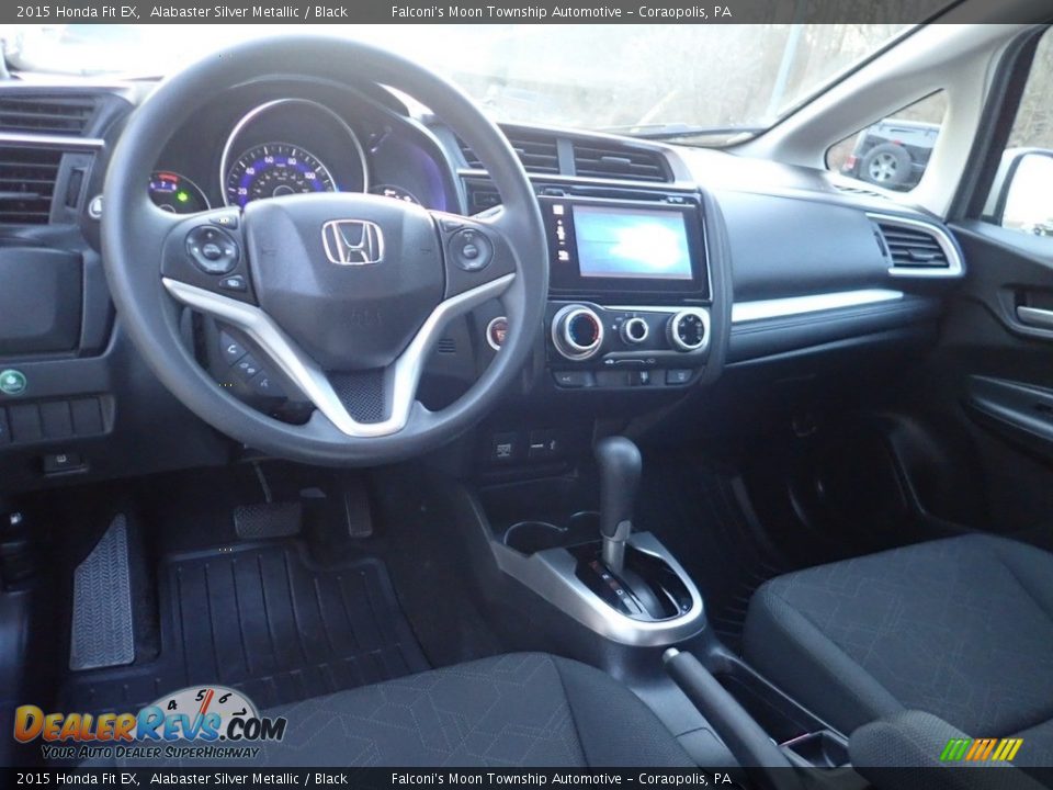 2015 Honda Fit EX Alabaster Silver Metallic / Black Photo #17