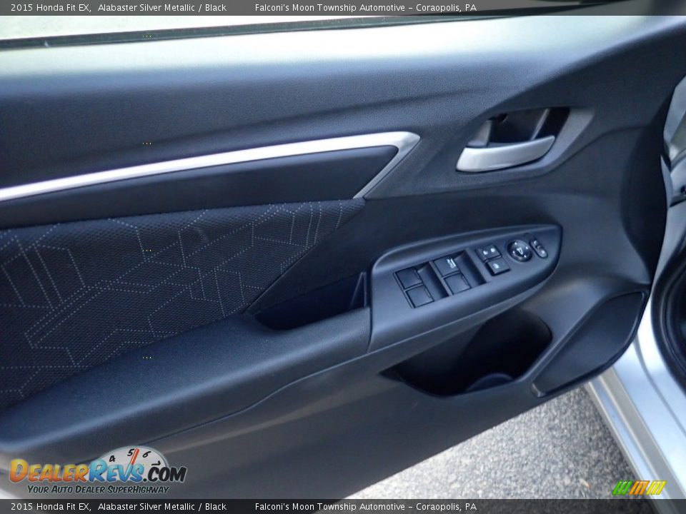 2015 Honda Fit EX Alabaster Silver Metallic / Black Photo #19