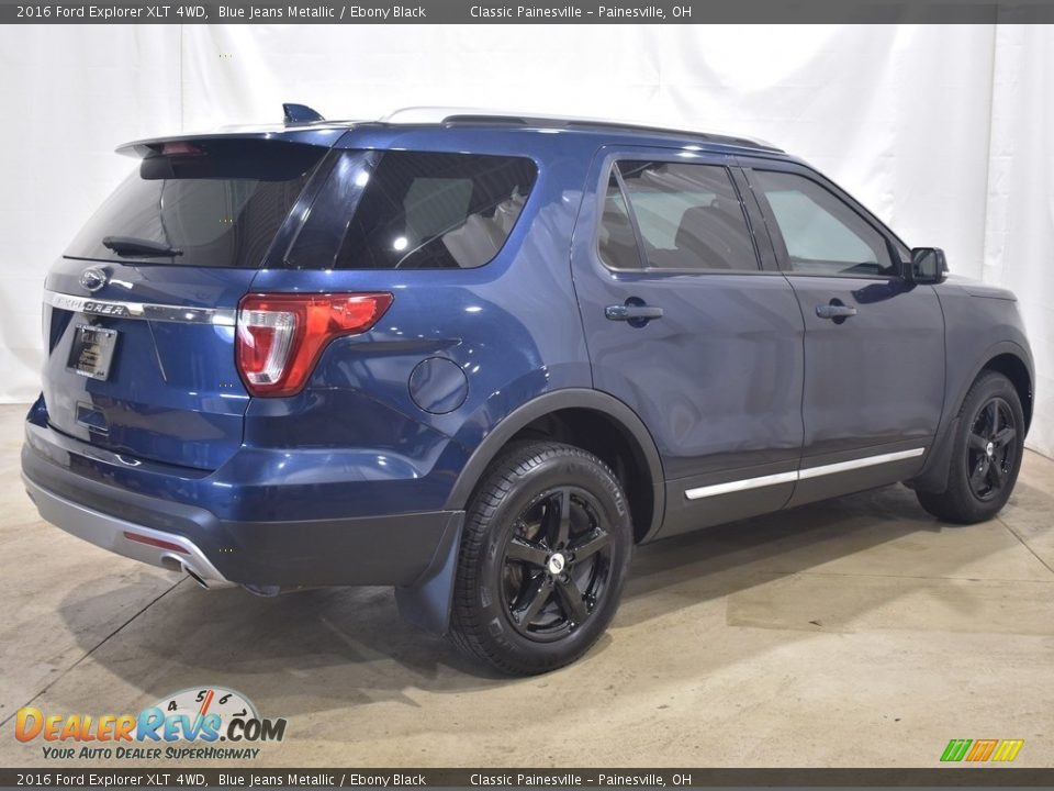 2016 Ford Explorer XLT 4WD Blue Jeans Metallic / Ebony Black Photo #2