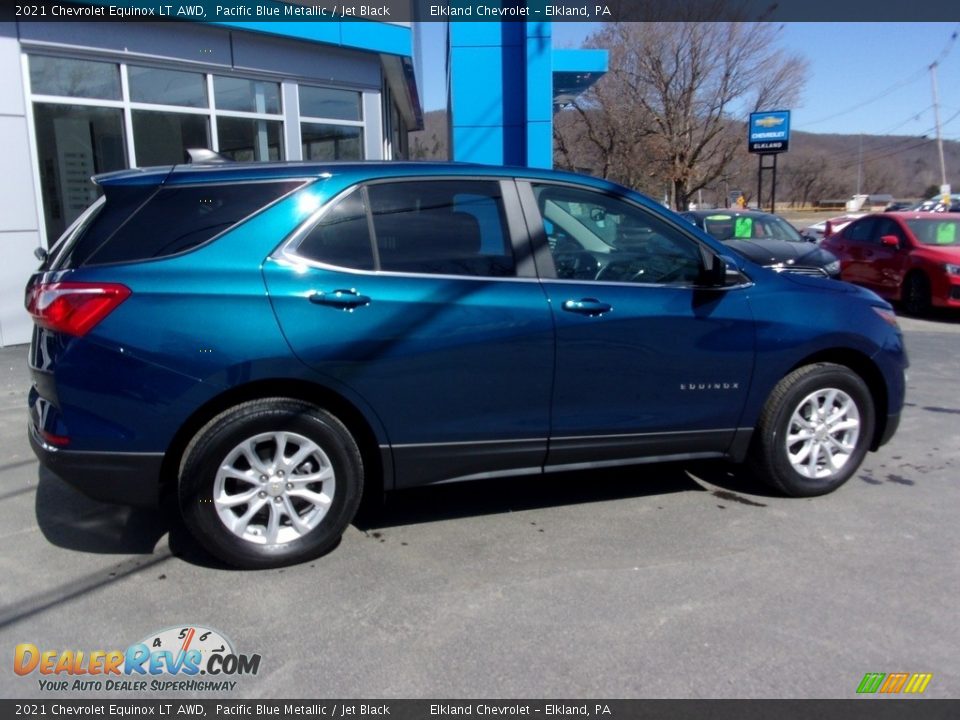 2021 Chevrolet Equinox LT AWD Pacific Blue Metallic / Jet Black Photo #3