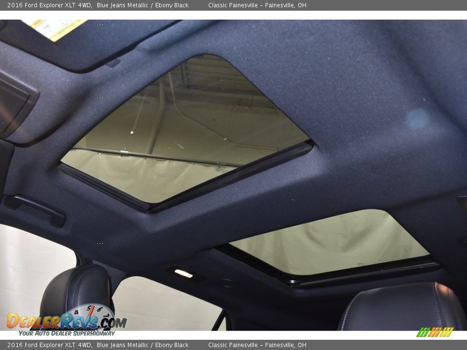 2016 Ford Explorer XLT 4WD Blue Jeans Metallic / Ebony Black Photo #5