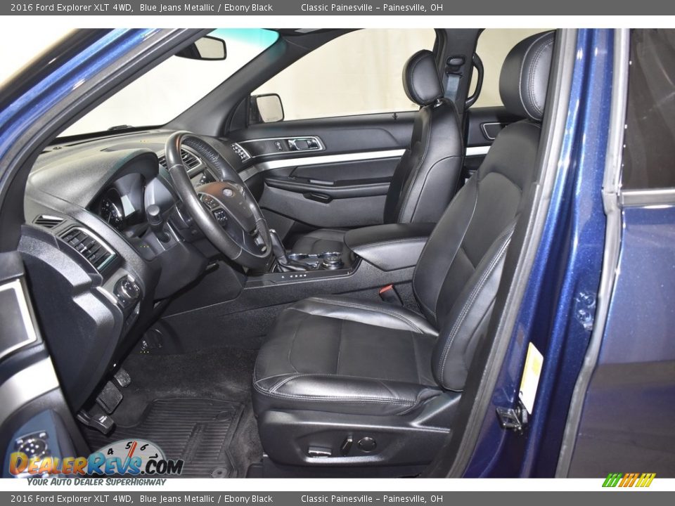 2016 Ford Explorer XLT 4WD Blue Jeans Metallic / Ebony Black Photo #7