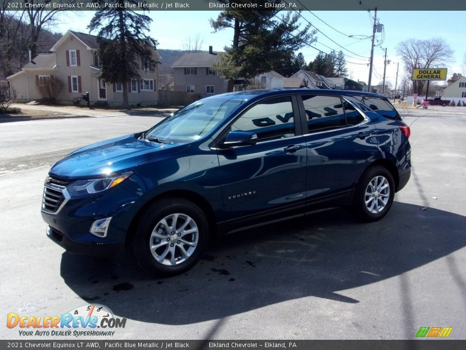 2021 Chevrolet Equinox LT AWD Pacific Blue Metallic / Jet Black Photo #6