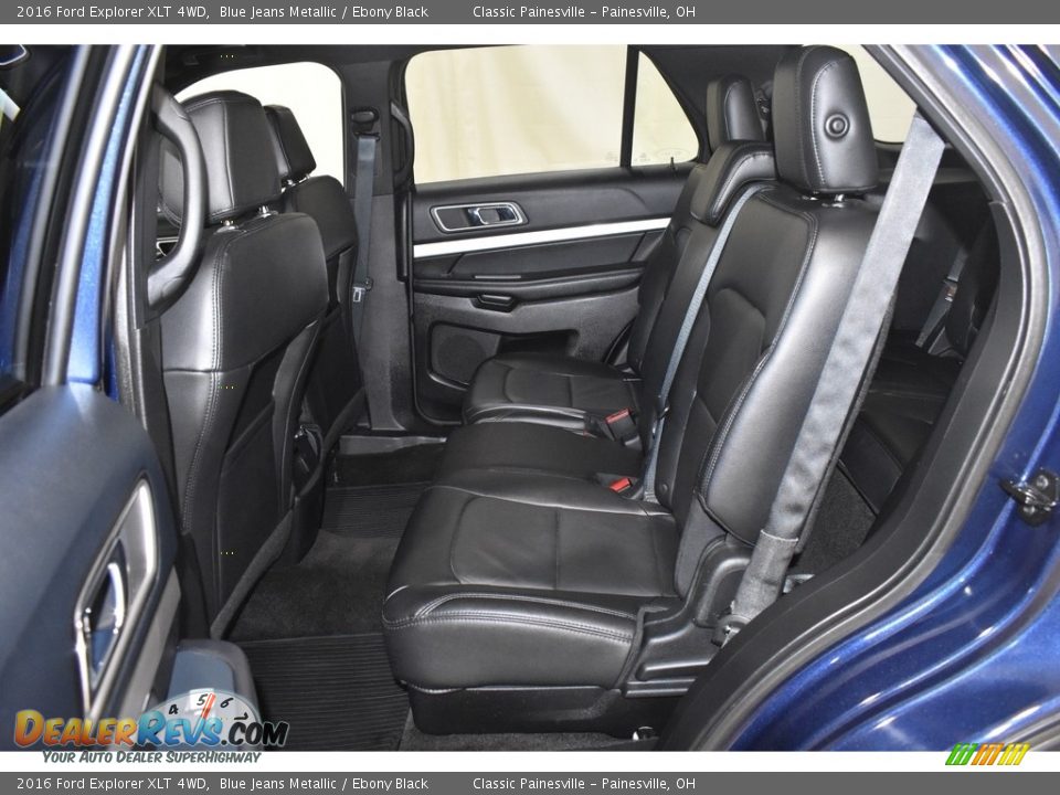 2016 Ford Explorer XLT 4WD Blue Jeans Metallic / Ebony Black Photo #8