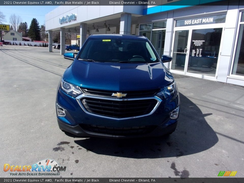 2021 Chevrolet Equinox LT AWD Pacific Blue Metallic / Jet Black Photo #7