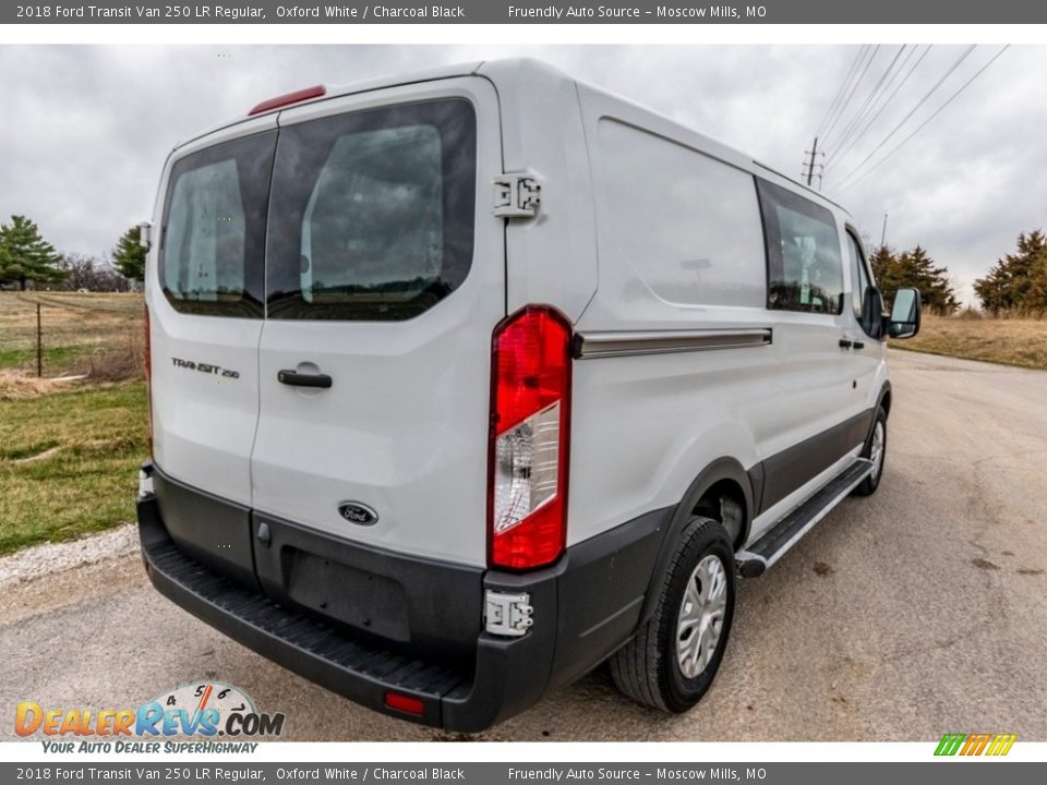 2018 Ford Transit Van 250 LR Regular Oxford White / Charcoal Black Photo #4